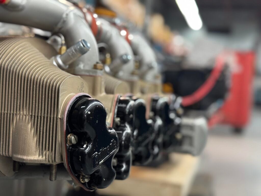 Continental aircraft engine overhauled by Aero Atelier