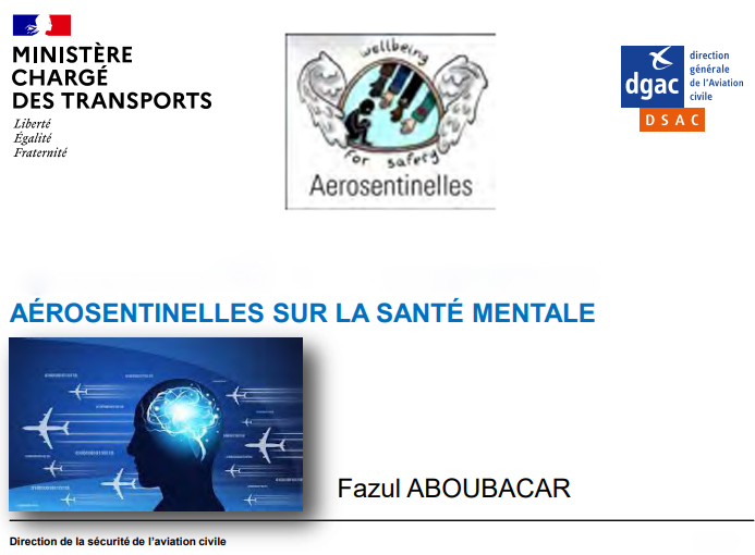Extrait d'une présentation faite par la Direction générale de l'Aviation civile (DGAC) de France qui parle de leur initiative Aérosentinelles
